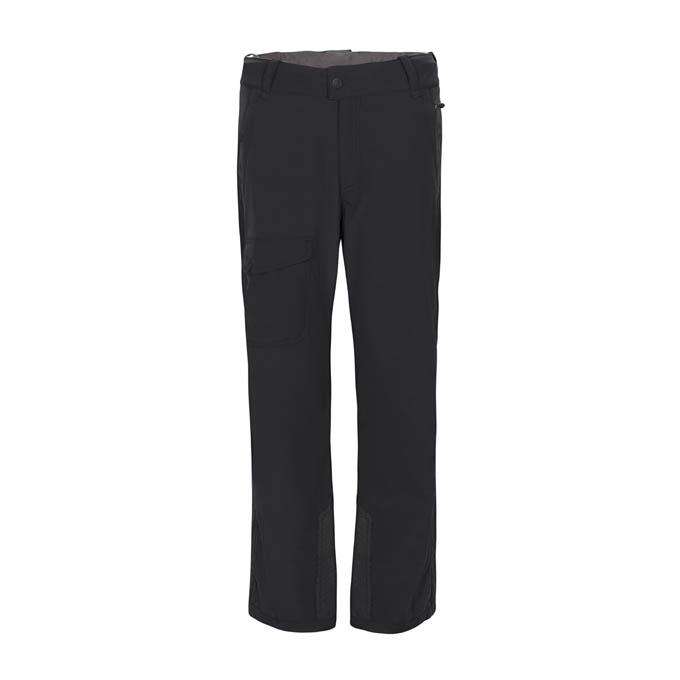 Collection Fiftynine Size 6 Black Leather Mid Rise Wide Leg Side Zip Pants  — Labels Resale Boutique