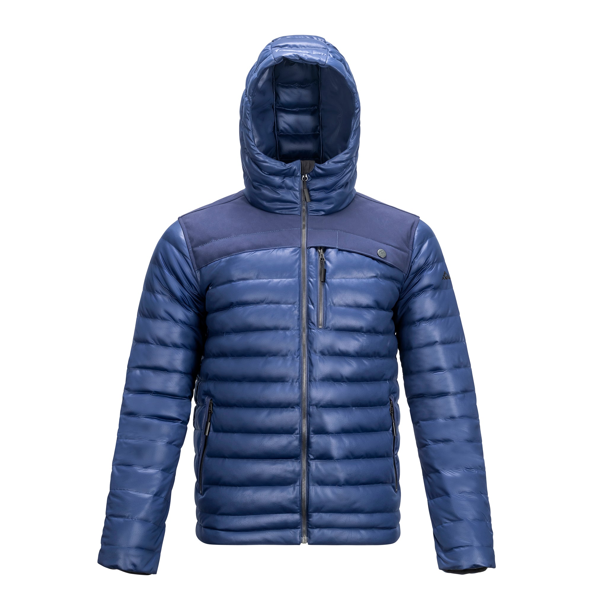 Frost-Free Water-Resistant Hooded Puffer Jacket for Men